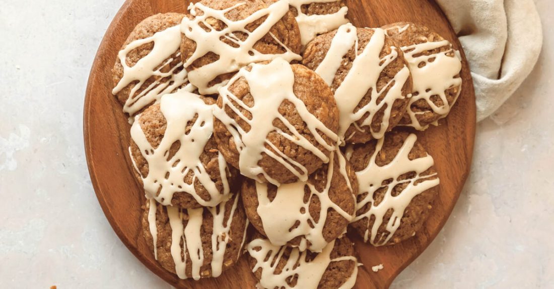 Maple-Glazed Apple Cookies