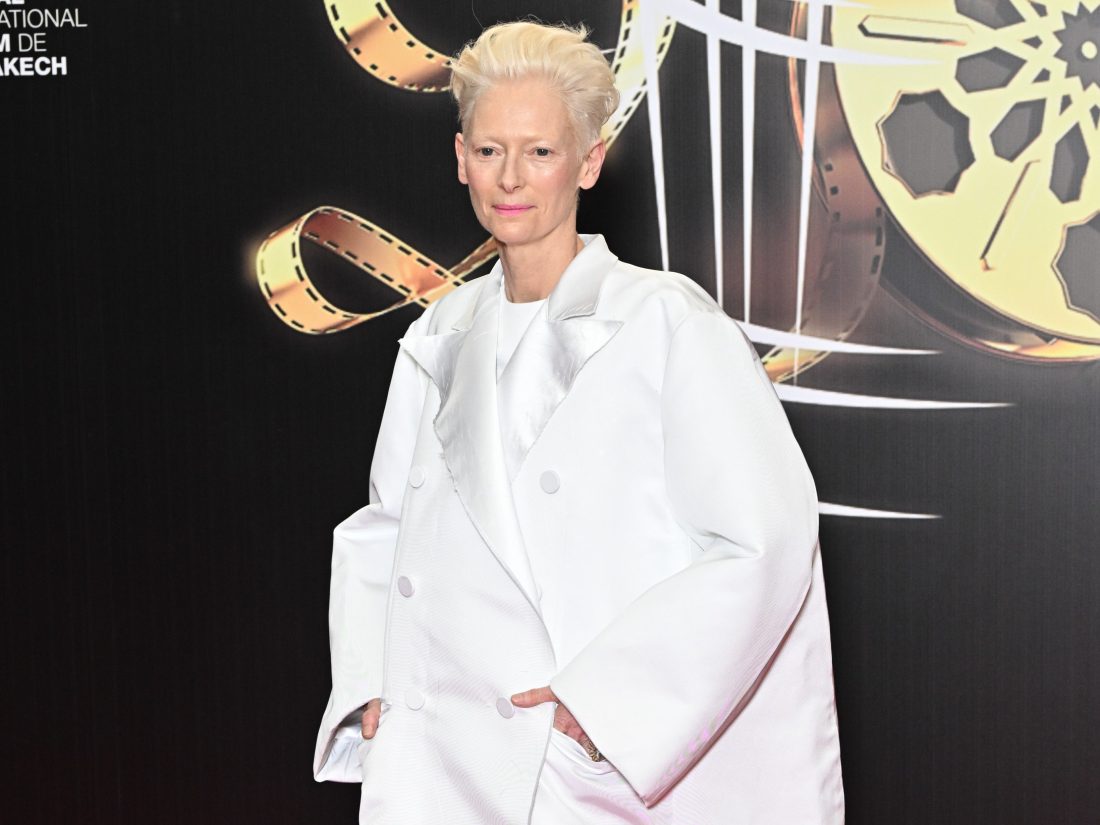 Only Tilda Swinton Could Pull Off This Huge Coat