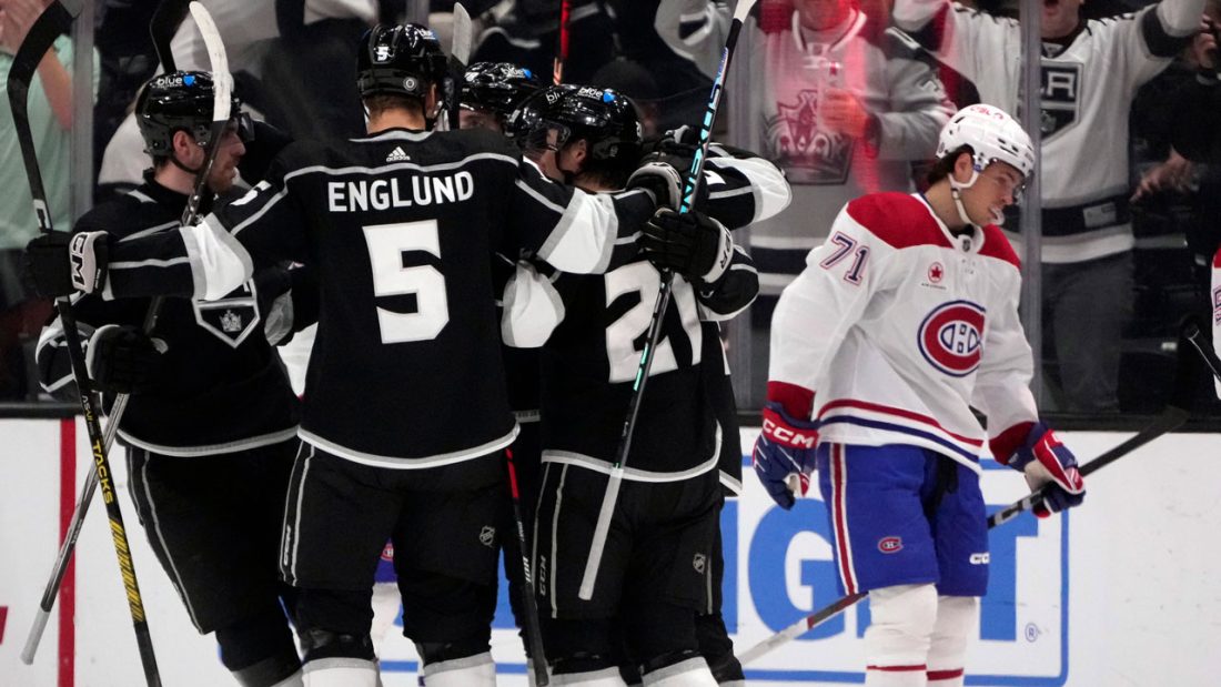 Canadiens dominated by Kings as Copley earns shutout