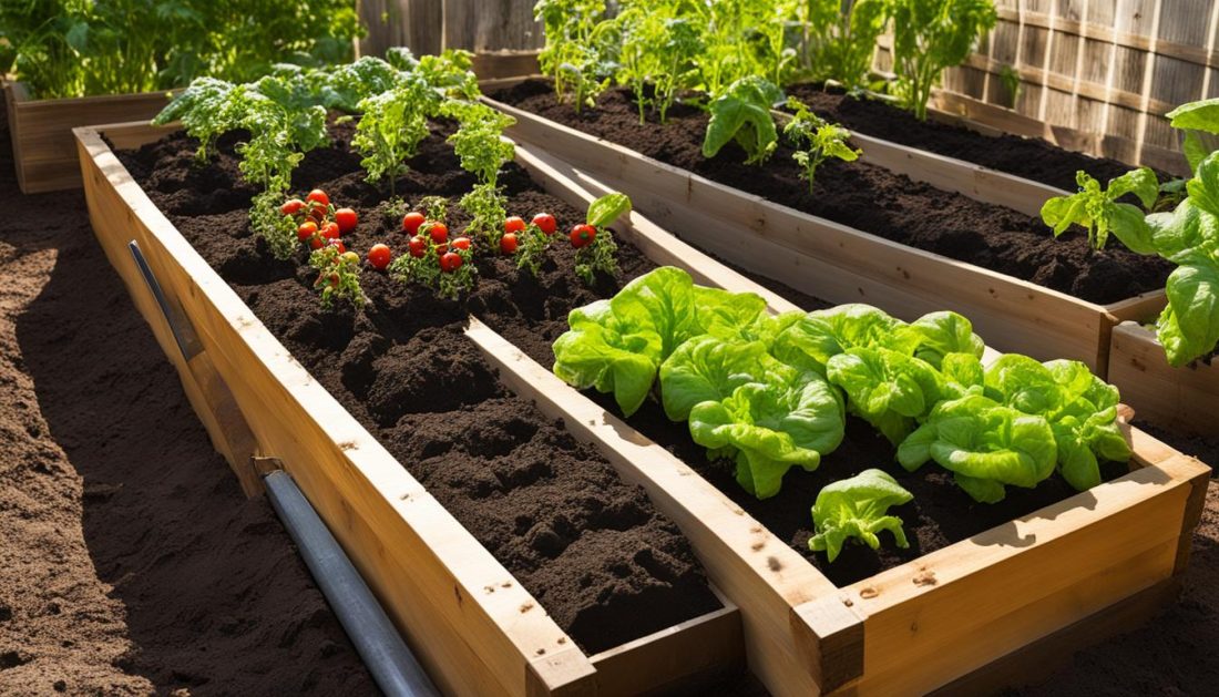 Raised garden bed for beginners