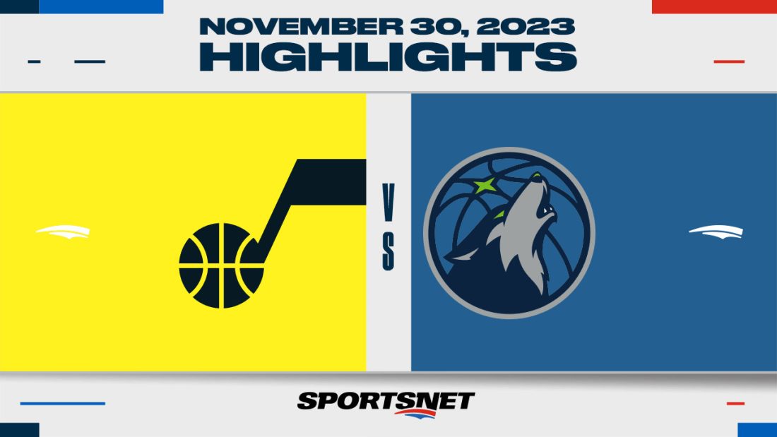 NBA Highlights: Timberwolves 101, Jazz 90