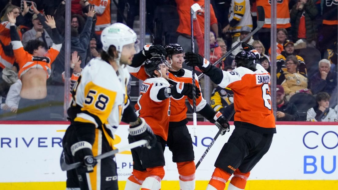 NHL Roundup: Sean Couturier’s OT goal lifts Flyers over Penguins