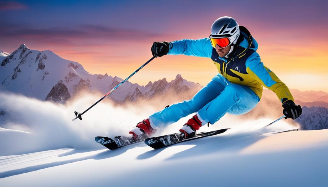 Alpine skiing tips