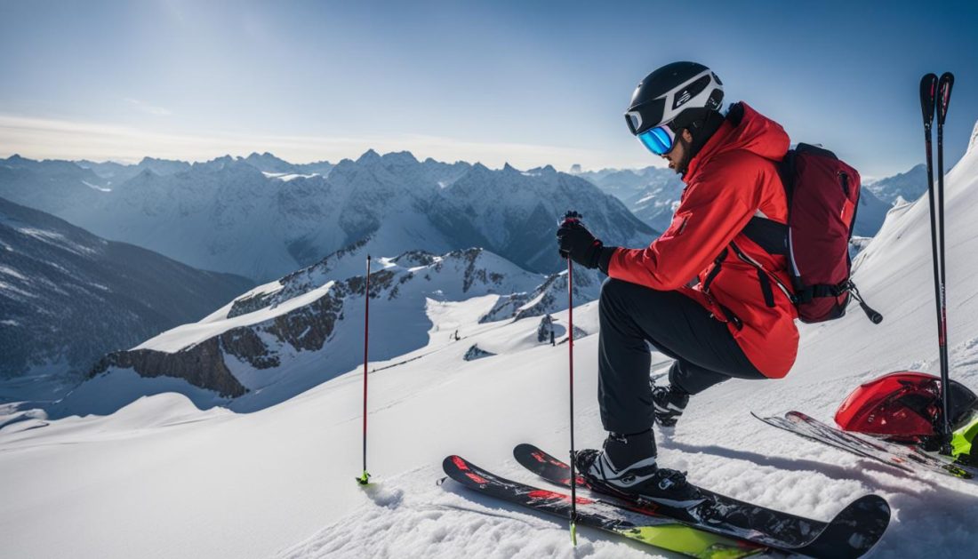 Alpine skiing tips