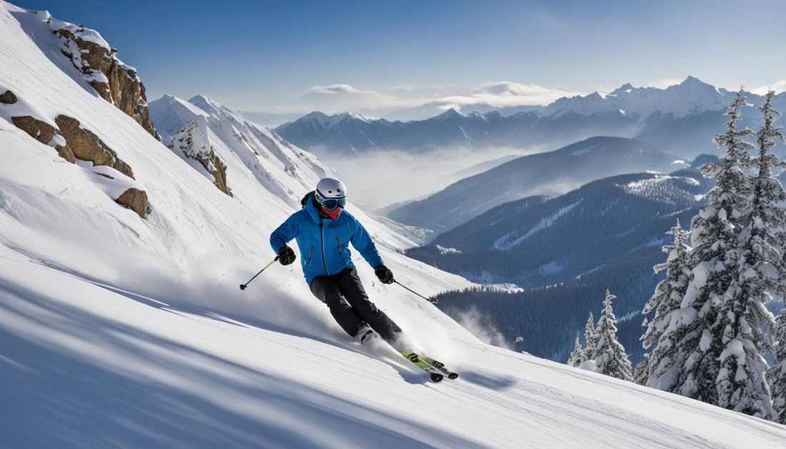 Alpine skiing tips