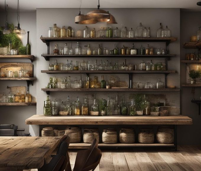 DIY farmhouse-style wall shelves from reclaimed wood