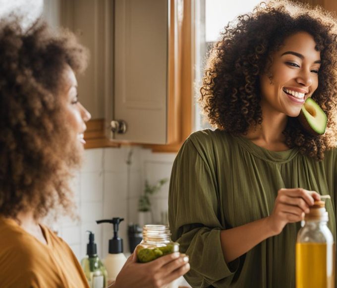 DIY natural hair masks for dry and frizzy hair