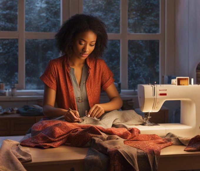"Sewing beginner-friendly DIY clothing alterations